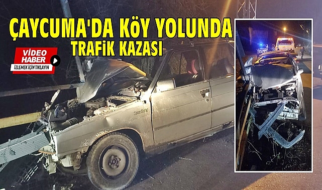Alkollü sürücü bariyerlere çarptı, 1'i ağır 3 kişi yaralı
