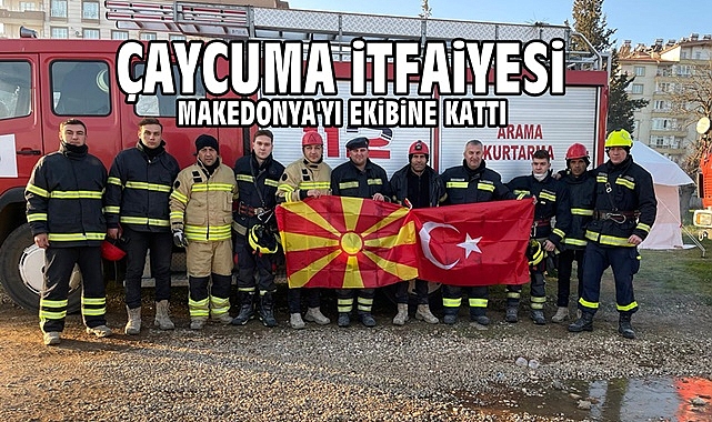 Çaycuma itfaiyesi Makedonya'yı ekibine kattı