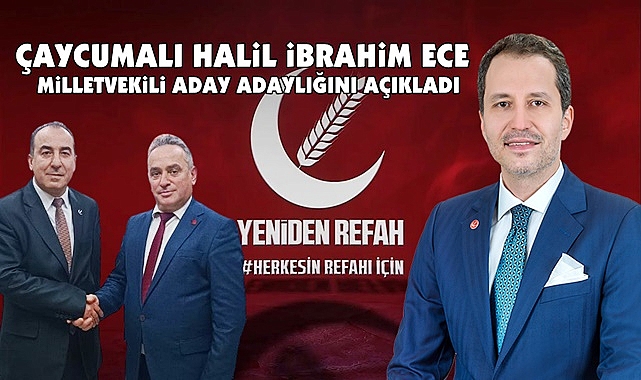 Çaycumalı Halil İbrahim Ece milletvekili aday adaylığını açıkladı