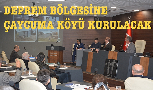 Deprem bölgesine Çaycuma köyü kurulacak