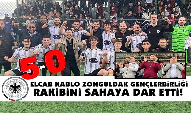 Elcab Kablo Zonguldak Gençlerbirliği rakibini sahaya dar etti!