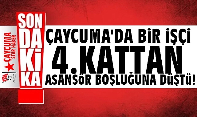 İnşaat işçisi asansör boşluğuna düştü