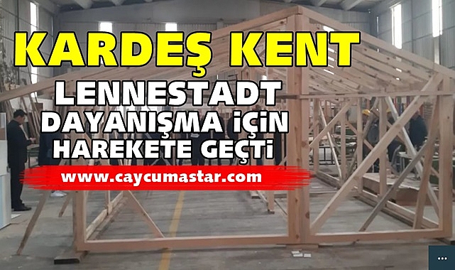 Kardeş kent Lennestadt dayanışma için harekete geçti