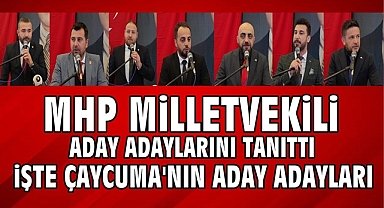 MHP milletvekili aday adaylarını tanıttı! İşte Çaycuma'nın aday adayları
