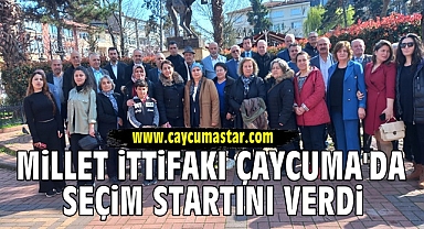 Millet İttifakı Çaycuma'da seçim startını verdi