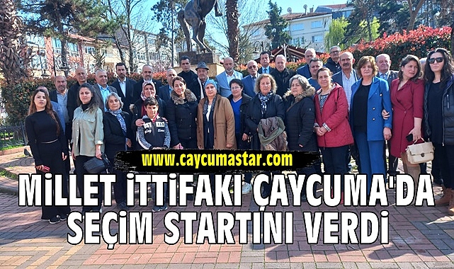 Millet İttifakı Çaycuma'da seçim startını verdi