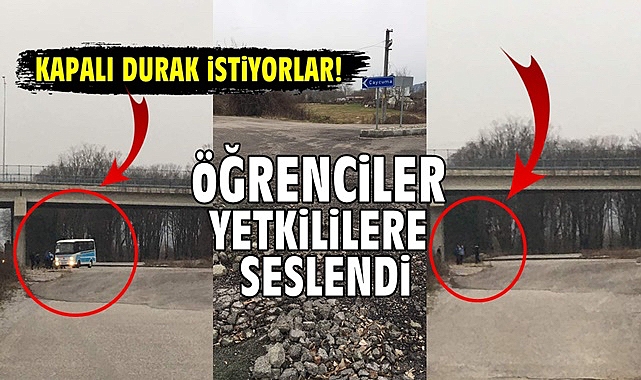 Öğrenciler, kapalı durak istiyor