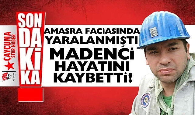 Amasra faciasında yaralanan madenci hayatını kaybetti!