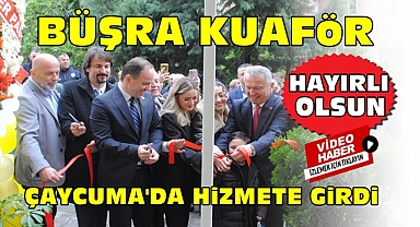 Büşra Kuaför Çaycuma'da hizmete girdi