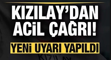 Çadıra değil, kana ihtiyaç var!