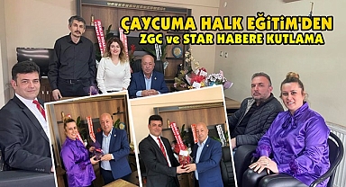 Çaycuma Halk Eğitim'den ZGC ve Star Habere kutlama