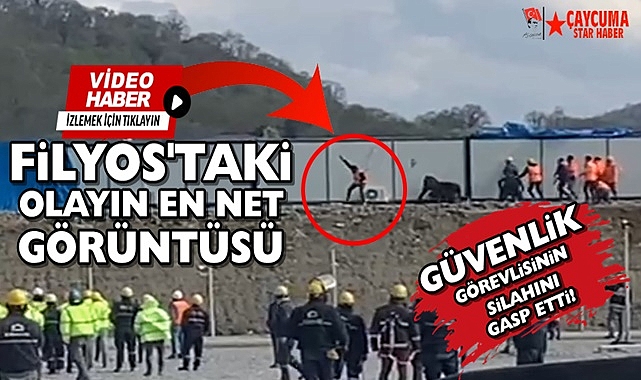 Filyos'taki kavganın en net görüntüsü!