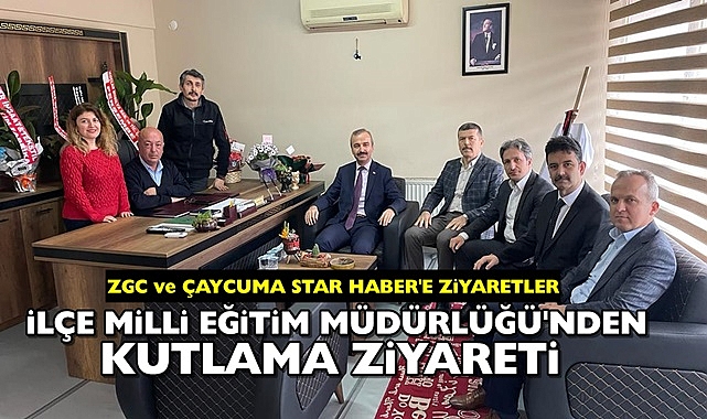 İlçe Milli Eğitim Müdürlüğü'nden kutlama ziyareti