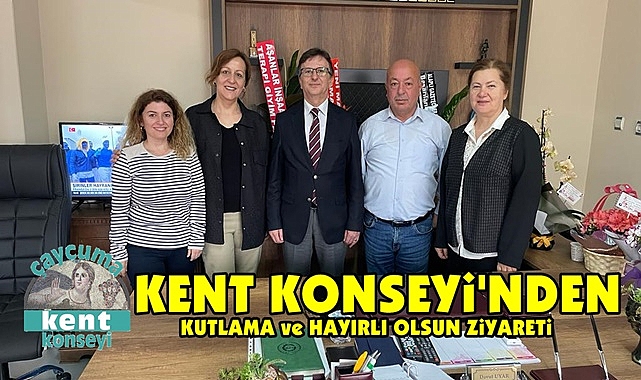 Kent Konseyi'nden kutlama ve hayırlı olsun ziyareti