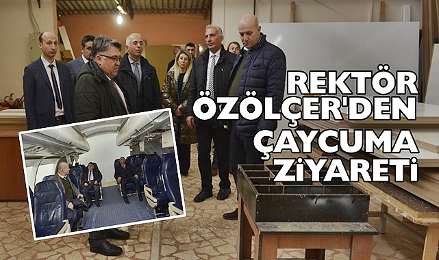 Rektör Özölçer'den Çaycuma ziyareti