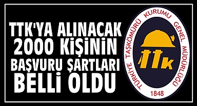 TTK'ya alınacak 2000 kişinin başvuru şartları belli oldu