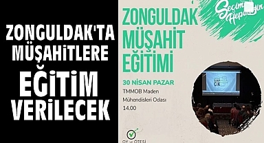 Zonguldak'ta müşahitlere eğitim verilecek