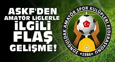 ASKF'den amatör liglerle ilgili flaş gelişme!