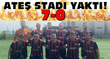 Ateş stadı yaktı! 7-0