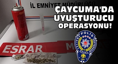Çaycuma'da uyuşturucu operasyonu!