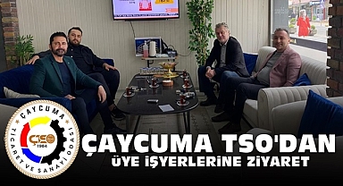 Çaycuma TSO'dan üye işyerlerine ziyaret