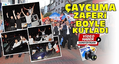 Çaycuma zaferi böyle kutladı