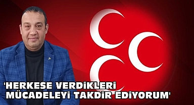 Kaplan; 'Herkese verdikleri mücadeleyi takdir ediyorum'
