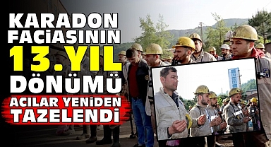 Karadon faciasının 13. yıl dönümü / Acılar yeniden tazelendi