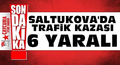 Saltukova'da trafik kazası / 6 yaralı