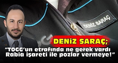 “TOGG’un etrafında ne gerek vardı Rabia işareti ile pozlar vermeye!”