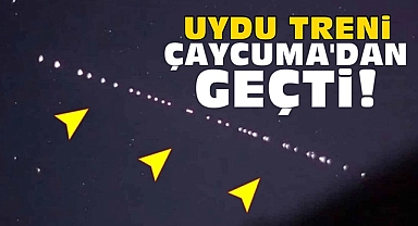 Uydu treni Çaycuma'dan geçti!