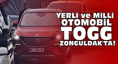 Yerli ve Milli otomobil TOGG Zonguldak'ta!