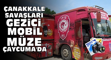 Çanakkale Savaşları gezici mobil müze Çaycuma'da