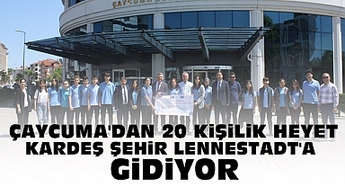 Çaycuma'dan 20 kişilik heyet kardeş şehir Lennestadt'a gidiyor