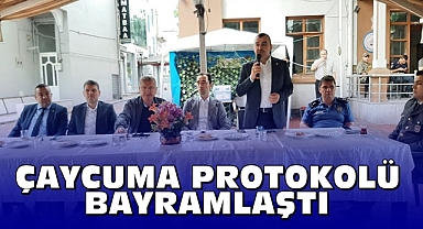 Çaycuma protokolü bayramlaştı