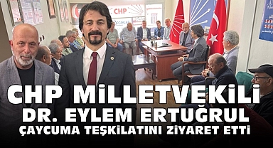CHP Milletvekili Ertuğrul'dan Çaycuma teşkilatına ziyaret