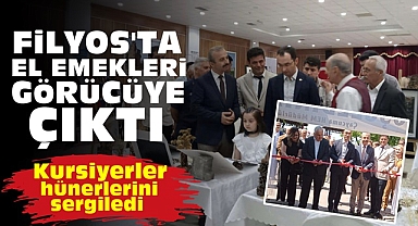 Filyos'ta el emekleri görücüye çıktı / Kursiyerler hünerlerini sergiledi