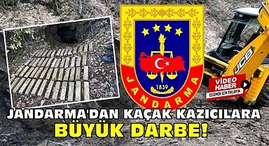 Jandarma'dan kaçak kazıcılara büyük darbe!