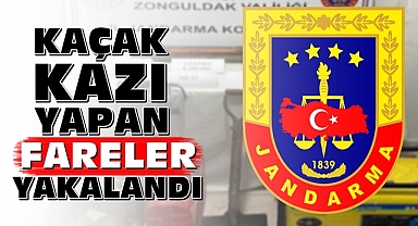 Kaçak kazı yapan 
