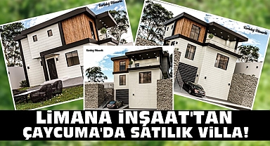 Limana İnşaat'tan Çaycuma'da satılık villa!
