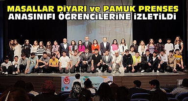 Masallar Diyarı ve Pamuk Prenses anasınıfı öğrencilerine izletildi