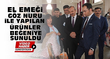 Perşembe'de el emeği göz nuru ile yapılan ürünler beğeniye sunuldu