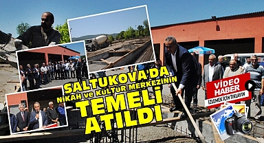 Saltukova'da nikah ve kültür merkezinin temeli atıldı