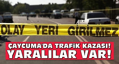 Son dakika! Çaycuma'da trafik kazası! Yaralılar var!