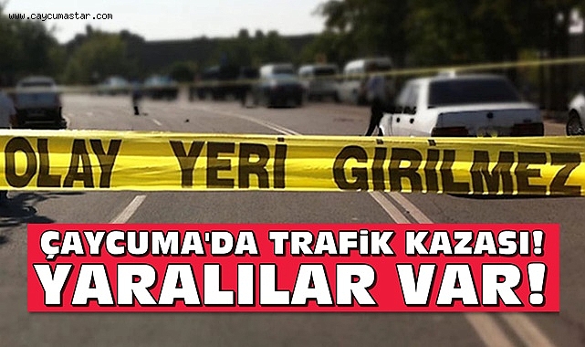 Son dakika! Çaycuma'da trafik kazası! Yaralılar var!