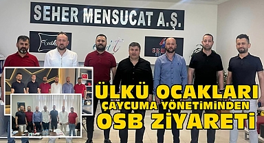 Ülkü Ocakları Çaycuma yönetiminden OSB ziyareti