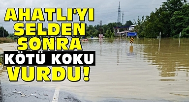 Ahatlı'yı selden sonra 'kötü koku' vurdu!