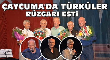 Çaycuma'da türküler rüzgarı esti