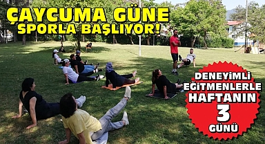Çaycuma güne sporla başlıyor!