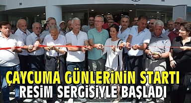 Çaycuma Günlerinin startı resim sergisiyle başladı